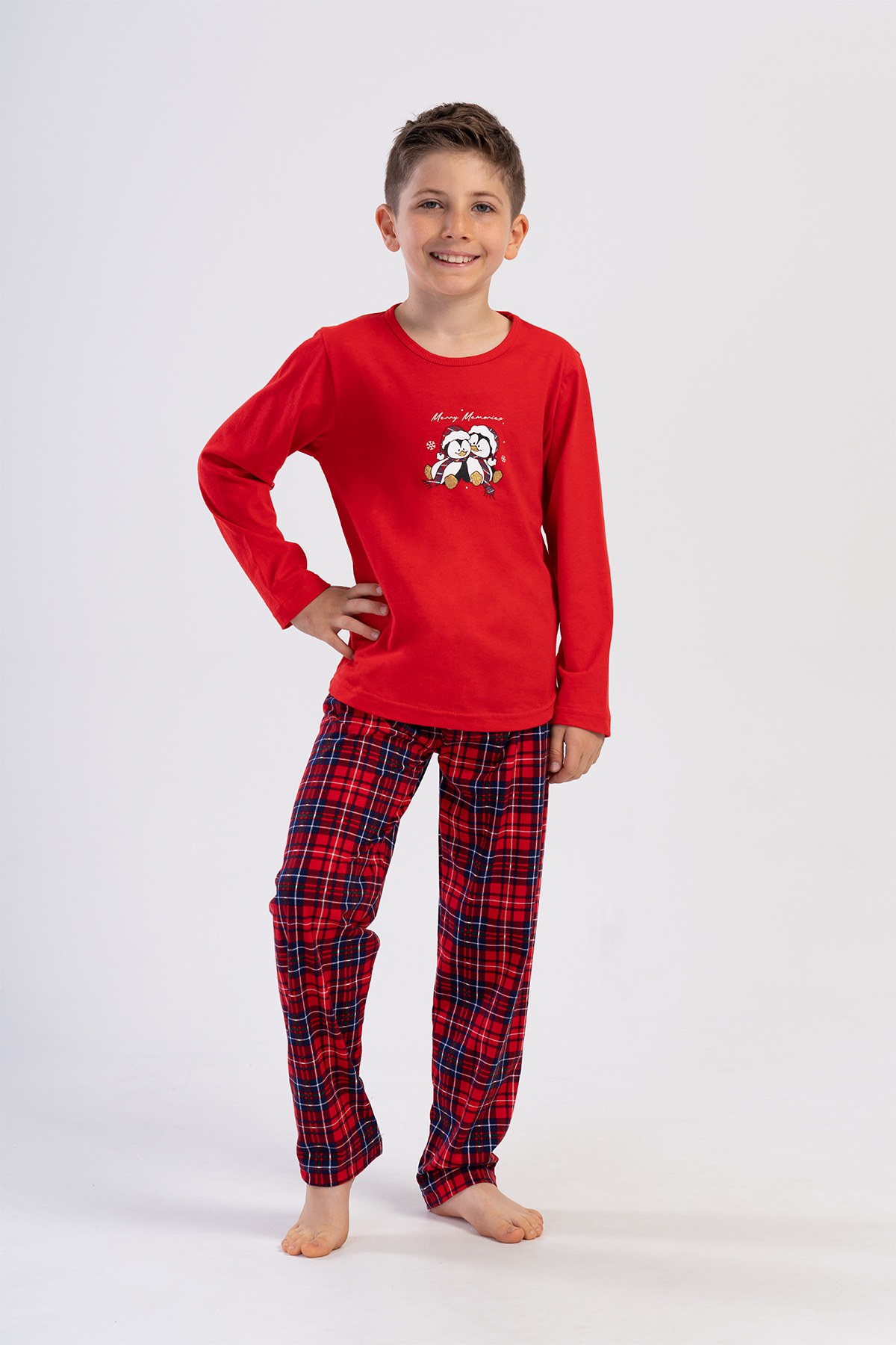 Kids' Boy Supreme Scarlet Pyjama Set Kids' Boy Supreme Scarlet Pyjama Set