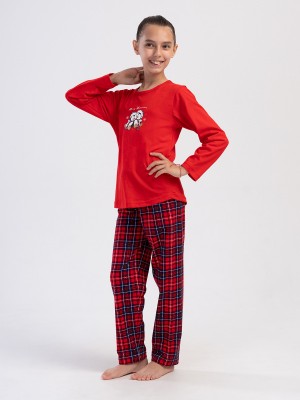 Kids' Girl Supreme Scarlet Pyjama Set Kids' Girl Supreme Scarlet Pyjama Set