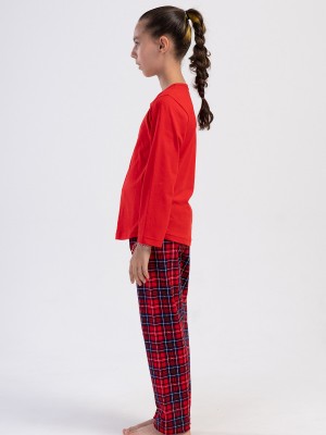 Kids' Girl Supreme Scarlet Pyjama Set Kids' Girl Supreme Scarlet Pyjama Set