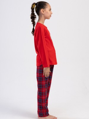 Kids' Girl Supreme Scarlet Pyjama Set Kids' Girl Supreme Scarlet Pyjama Set