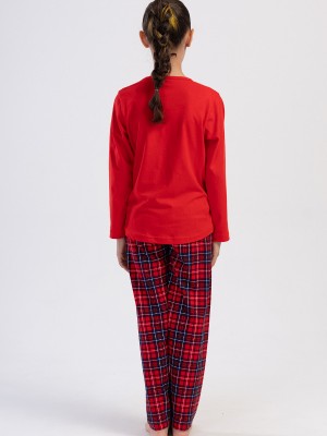 Kids' Girl Supreme Scarlet Pyjama Set Kids' Girl Supreme Scarlet Pyjama Set