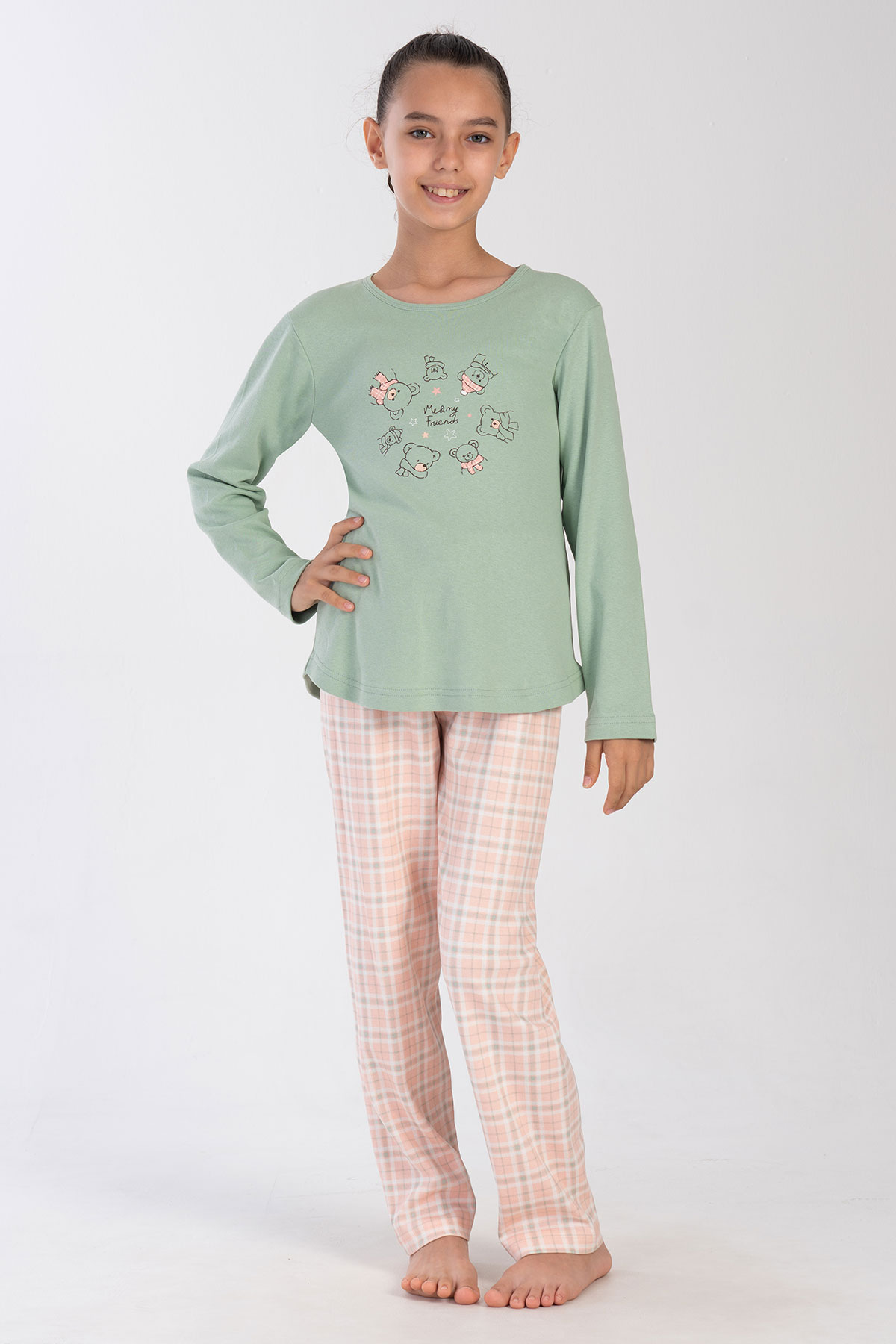 Kids' Girl Interlock Gelly Pyjama Set Kids' Girl Interlock Gelly Pyjama Set