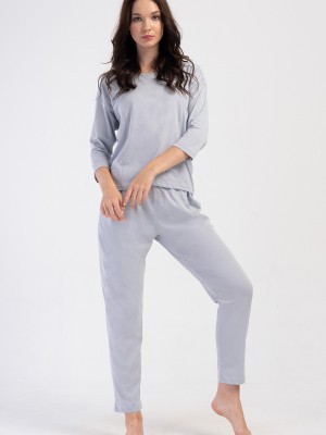 Woman Supreme Basic Low Shoulder Pyjama Set Woman Supreme Basic Low Shoulder Pyjama Set