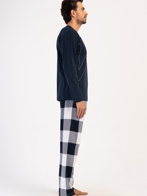 Man Supreme Navy Pyjama Set Man Supreme Navy Pyjama Set