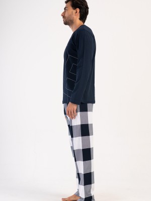 Man Supreme Navy Pyjama Set Man Supreme Navy Pyjama Set