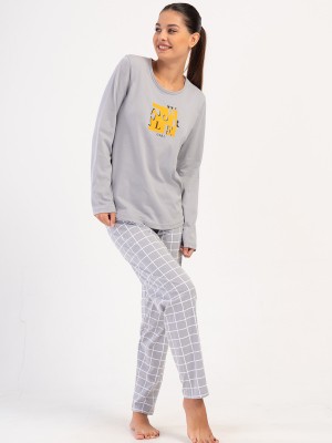 Woman Stone Supreme O Neck Pyjama Set Woman Stone Supreme O Neck Pyjama Set