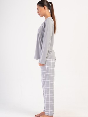 Woman Stone Supreme O Neck Pyjama Set Woman Stone Supreme O Neck Pyjama Set