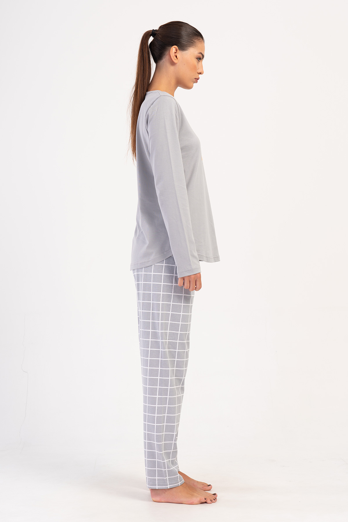 Woman Stone Supreme O Neck Pyjama Set Woman Stone Supreme O Neck Pyjama Set