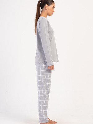 Woman Stone Supreme O Neck Pyjama Set Woman Stone Supreme O Neck Pyjama Set