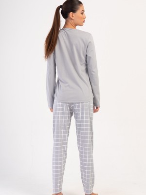 Woman Stone Supreme O Neck Pyjama Set Woman Stone Supreme O Neck Pyjama Set