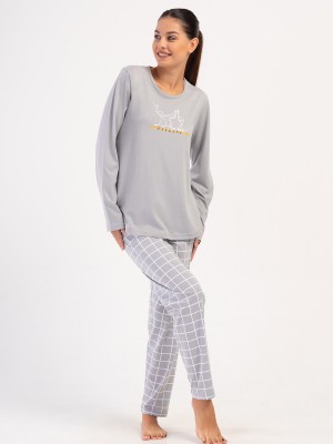 Woman Stone Big Size Supreme Pyjama Set Woman Stone Big Size Supreme Pyjama Set