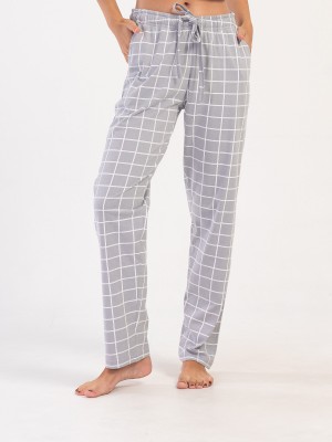 Woman Stone Plaid Pyjama Separate Woman Stone Plaid Pyjama Separate