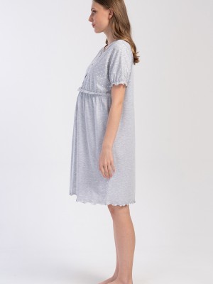 Woman Supreme Buttoned Evra Pregnant Tunic Woman Supreme Buttoned Evra Pregnant Tunic