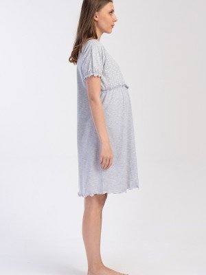 Woman Supreme Buttoned Evra Pregnant Tunic Woman Supreme Buttoned Evra Pregnant Tunic