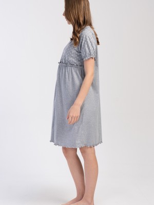 Woman Supreme Buttoned Evra Pregnant Tunic Woman Supreme Buttoned Evra Pregnant Tunic