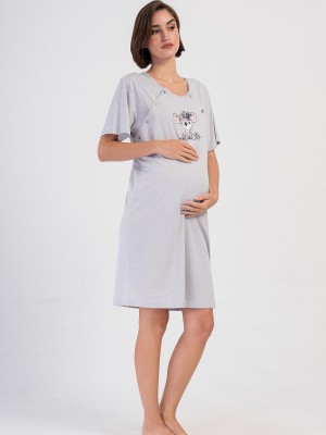 Woman Supreme Buttoned Liva Pregnant Tunic Woman Supreme Buttoned Liva Pregnant Tunic