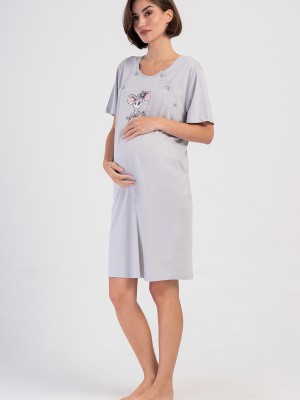 Woman Supreme Buttoned Liva Pregnant Tunic Woman Supreme Buttoned Liva Pregnant Tunic