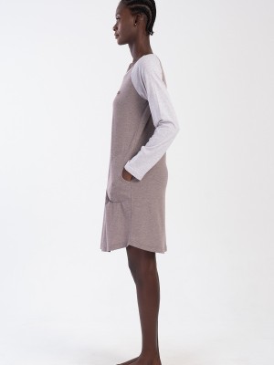 Woman Supreme Beige O Neck Tunic Woman Supreme Beige O Neck Tunic