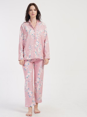 Woman Two Yarn Floya Buttoned Pyjama Set Woman Two Yarn Floya Buttoned Pyjama Set