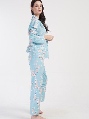 Woman Two Yarn Floya Buttoned Pyjama Set Woman Two Yarn Floya Buttoned Pyjama Set