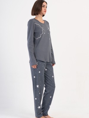 Woman Fume Big Size Interlock Pyjama Set Woman Fume Big Size Interlock Pyjama Set