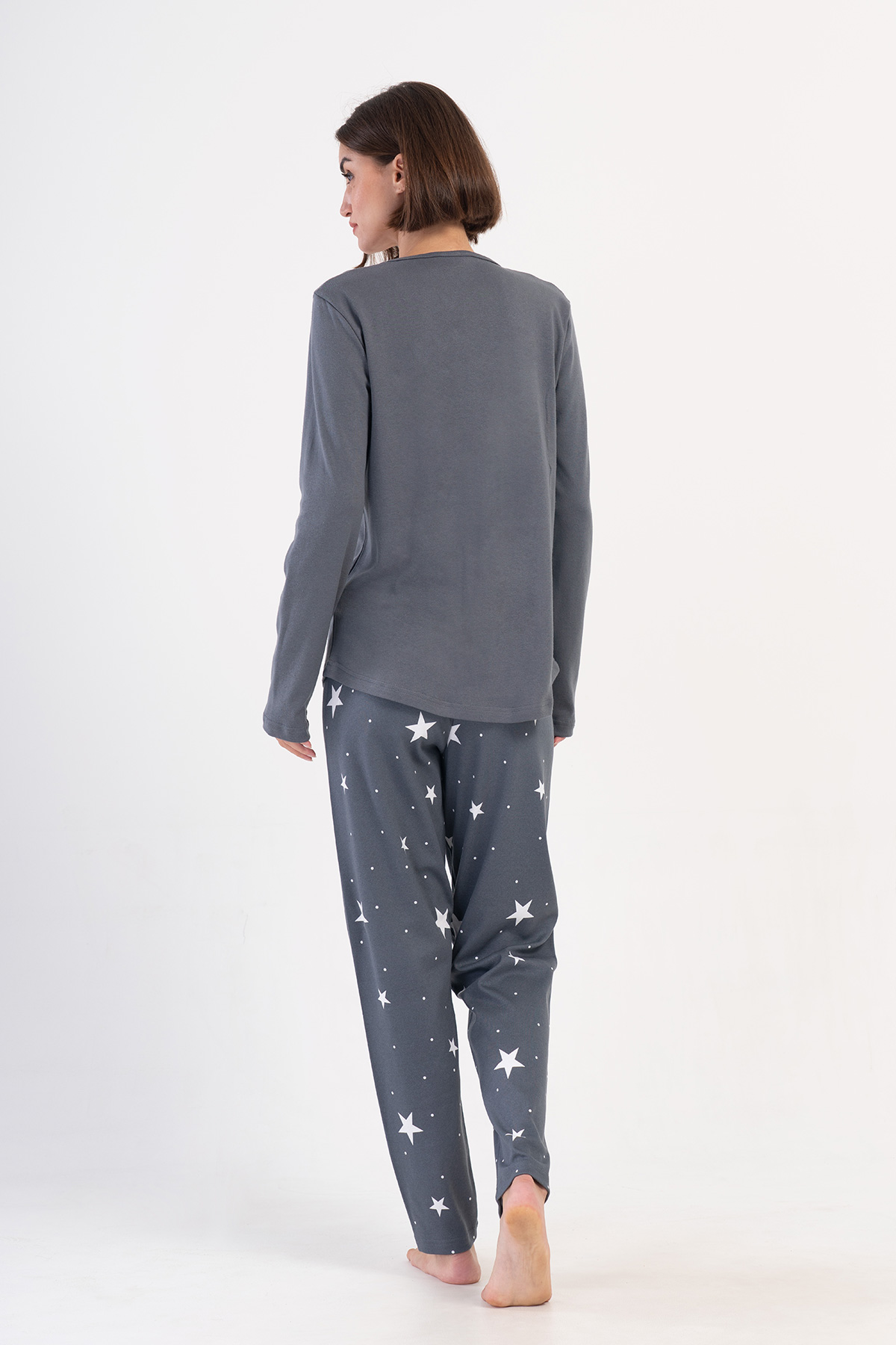 Woman Fume Big Size Interlock Pyjama Set Woman Fume Big Size Interlock Pyjama Set