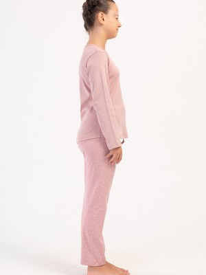 Kids' Girl Interlock Nova Pyjama Set Kids' Girl Interlock Nova Pyjama Set