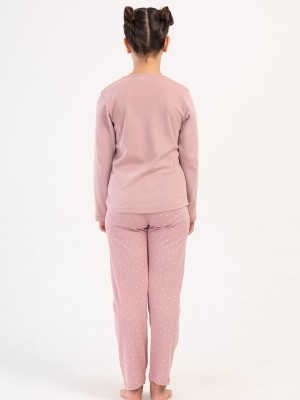 Kids' Girl Interlock Nova Pyjama Set Kids' Girl Interlock Nova Pyjama Set