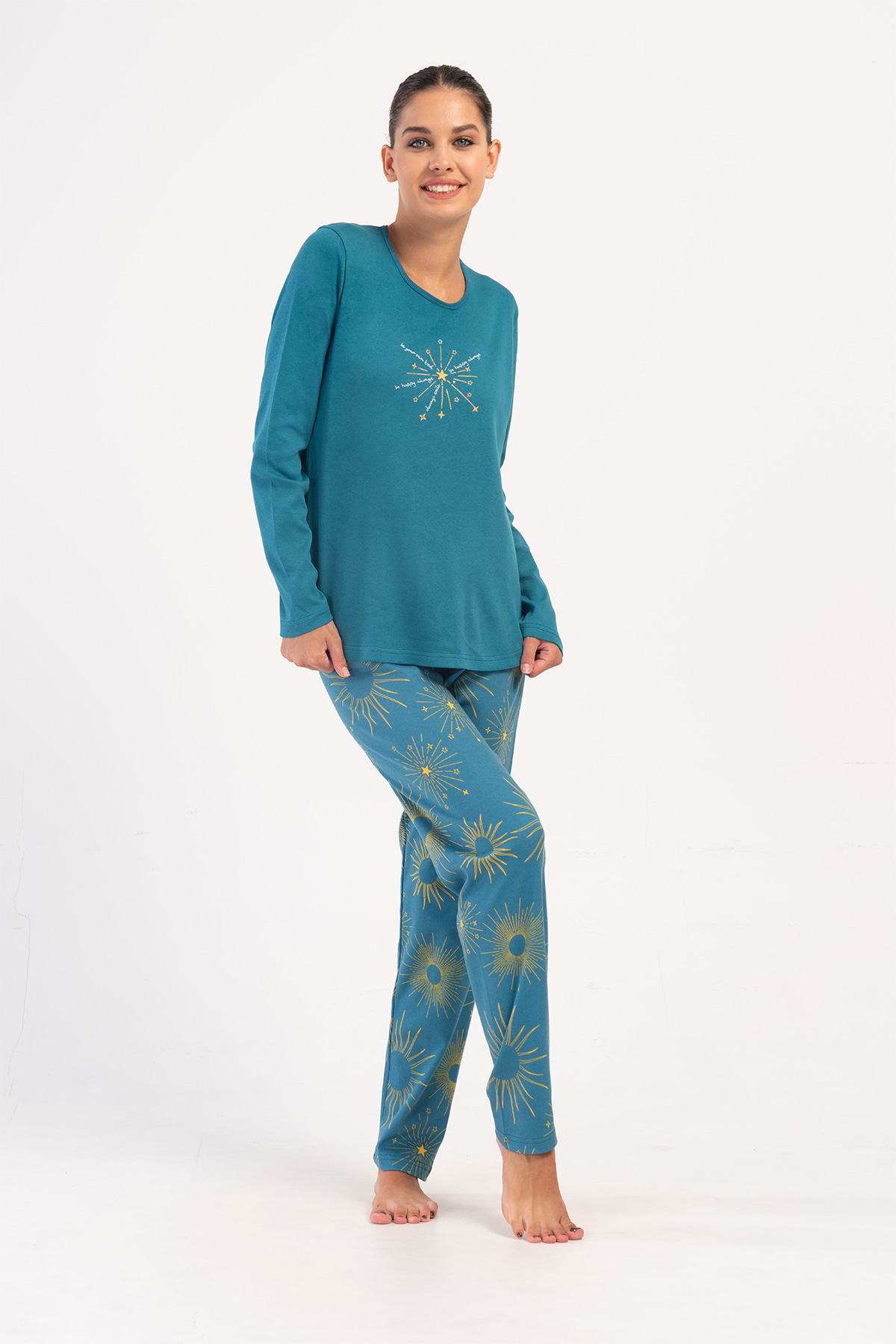 Woman Silver Big Size Interlock Pyjama Set Woman Silver Big Size Interlock Pyjama Set