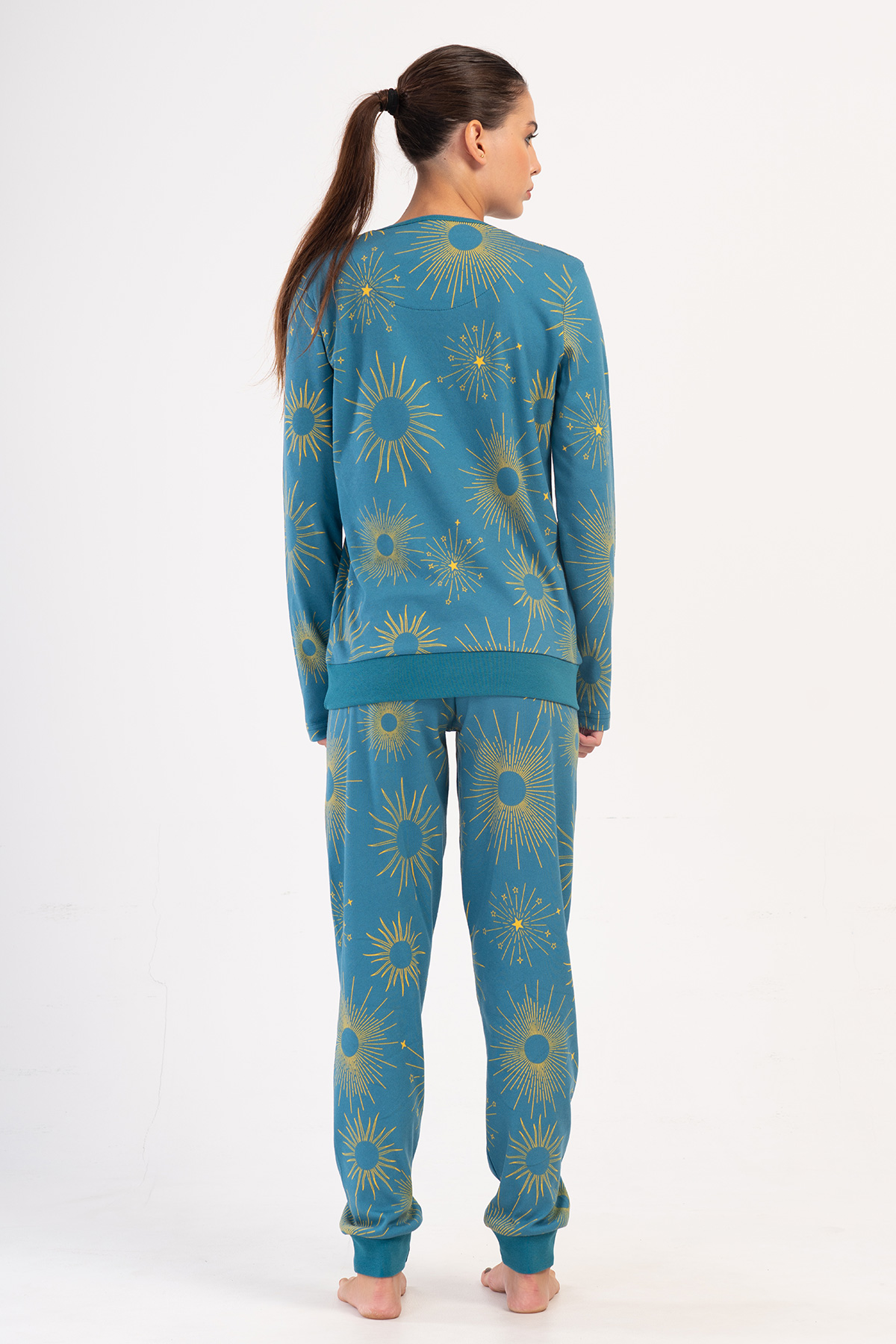 Woman Interlock Pally Long Sleeve Pyjama Set Woman Interlock Pally Long Sleeve Pyjama Set