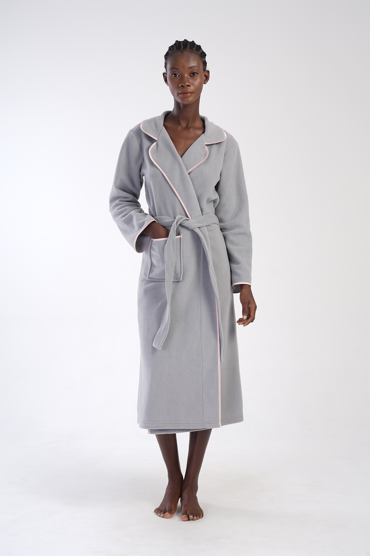 Woman Celie Fleece Dressing Gown Woman Celie Fleece Dressing Gown