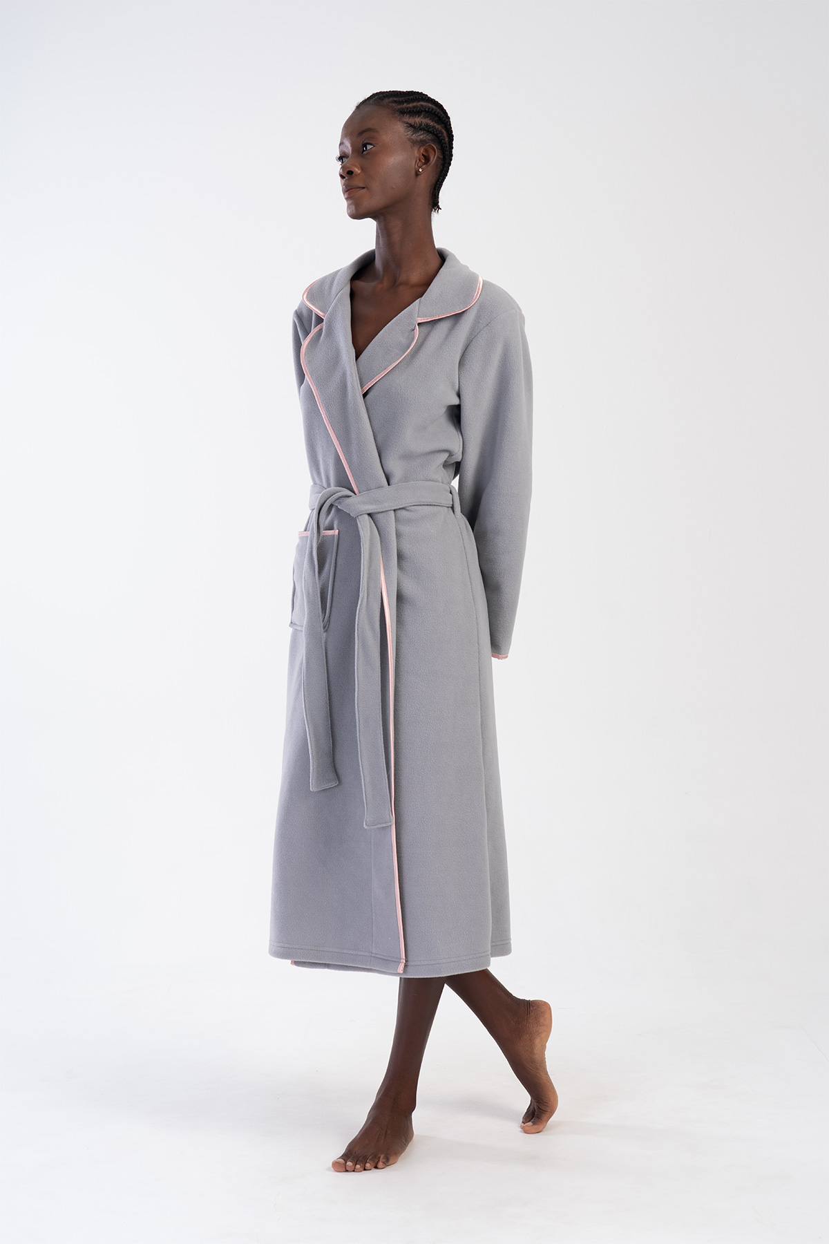 Woman Celie Fleece Dressing Gown Woman Celie Fleece Dressing Gown