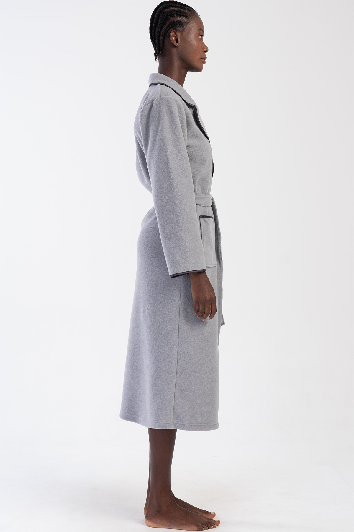 Woman Celie Fleece Dressing Gown Woman Celie Fleece Dressing Gown