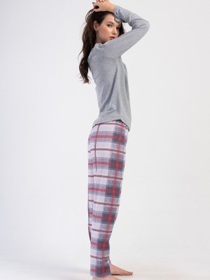 Woman Melange Supreme Long Sleeve Pyjama Set Woman Melange Supreme Long Sleeve Pyjama Set