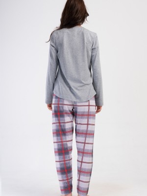 Woman Melange Supreme Long Sleeve Pyjama Set Woman Melange Supreme Long Sleeve Pyjama Set