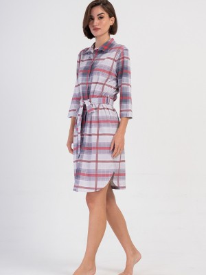 Woman Gray Supreme Buttoned Poor Sleeve Shirt Tunic Woman Gray Supreme Buttoned Poor Sleeve Shirt Tunic