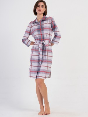 Woman Gray Supreme Buttoned Poor Sleeve Shirt Tunic Woman Gray Supreme Buttoned Poor Sleeve Shirt Tunic