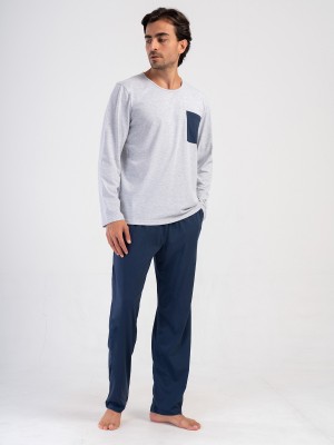 Man Supreme Tena Pocket Detail Pyjama Set Man Supreme Tena Pocket Detail Pyjama Set