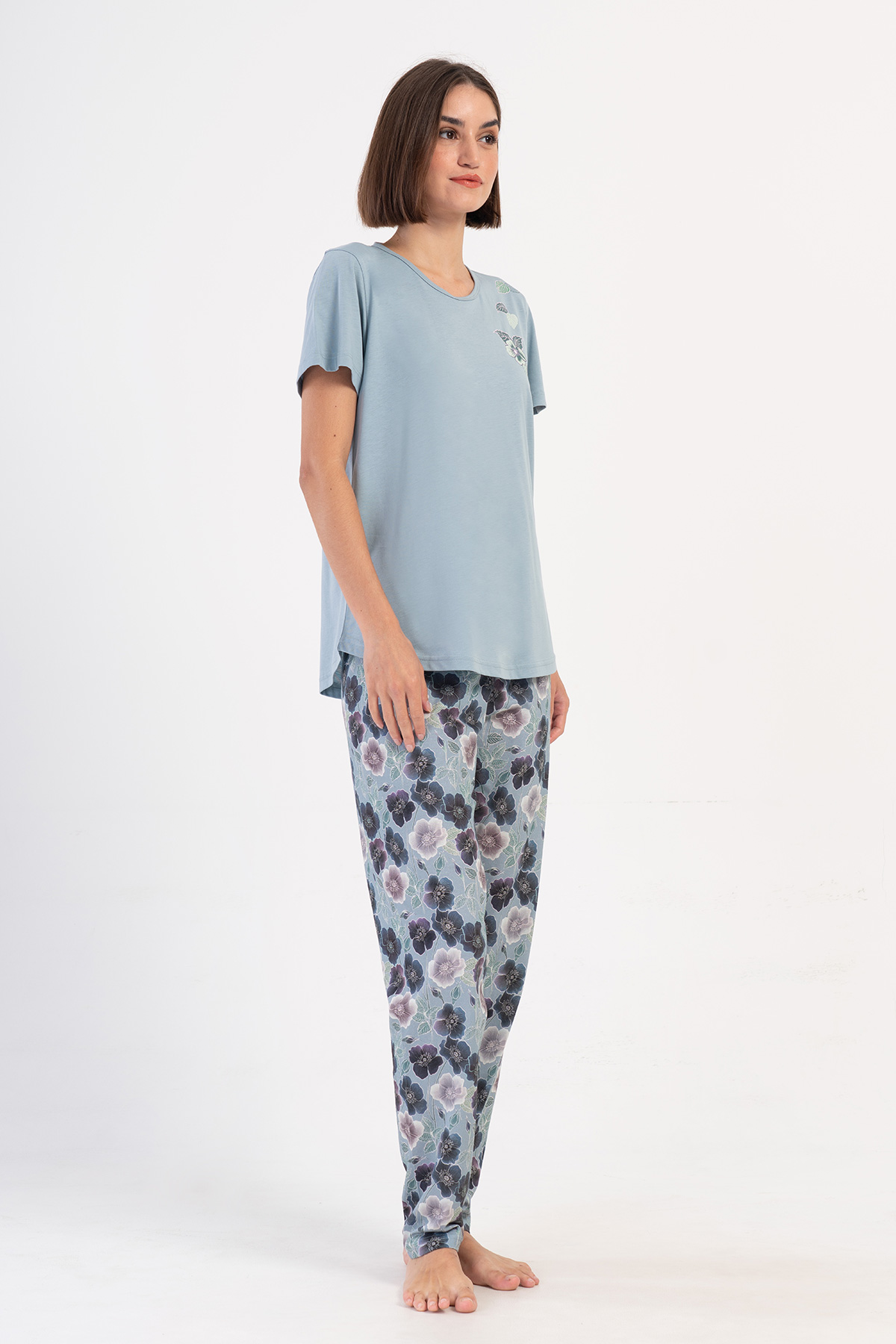 Woman Supreme Silver Big Size Pyjama Set Woman Supreme Silver Big Size Pyjama Set