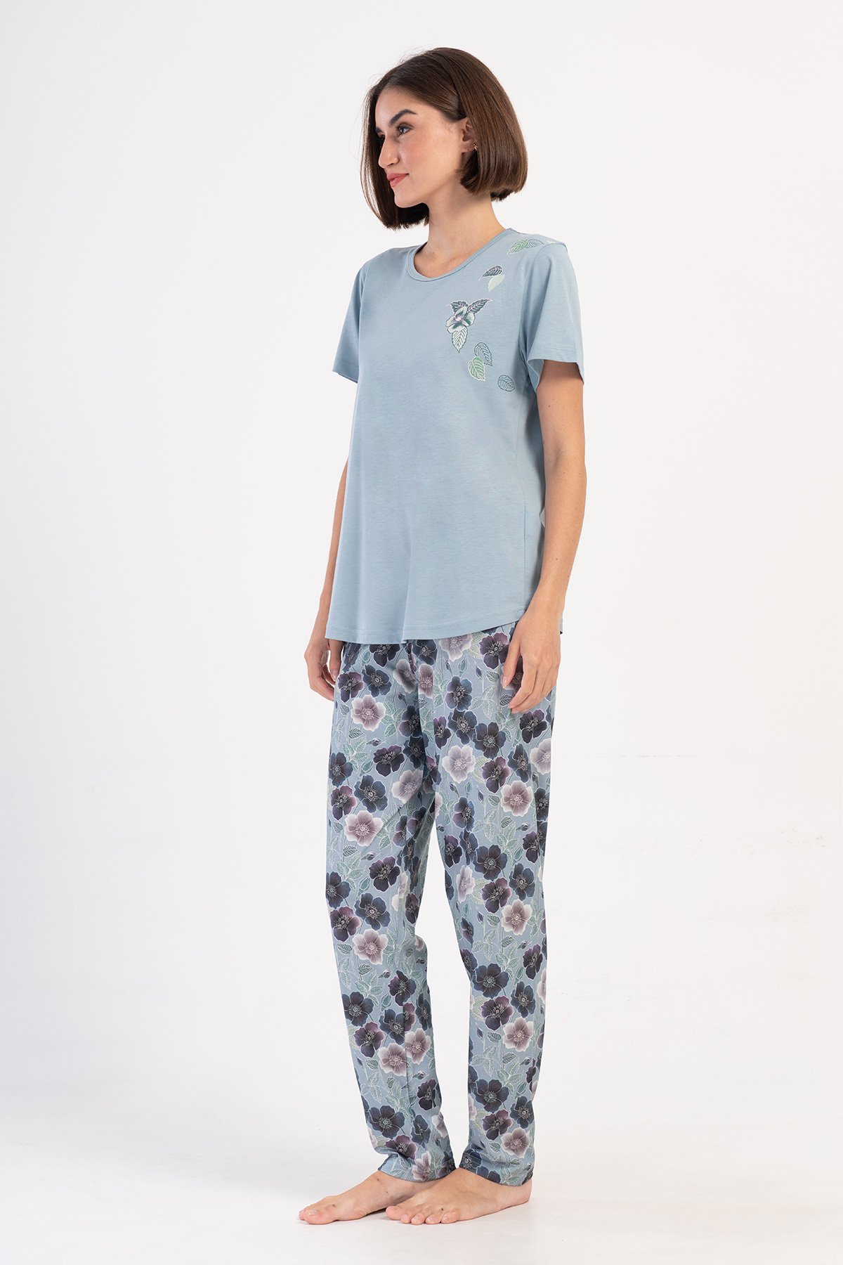 Woman Supreme Silver Big Size Pyjama Set Woman Supreme Silver Big Size Pyjama Set