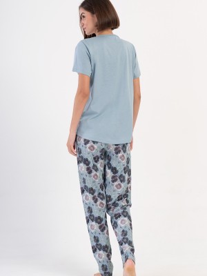 Woman Supreme Silver Big Size Pyjama Set Woman Supreme Silver Big Size Pyjama Set