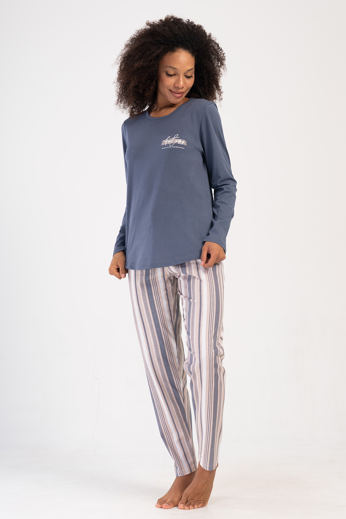 Woman Supreme Big Size Mesta Pyjama Set Woman Supreme Big Size Mesta Pyjama Set