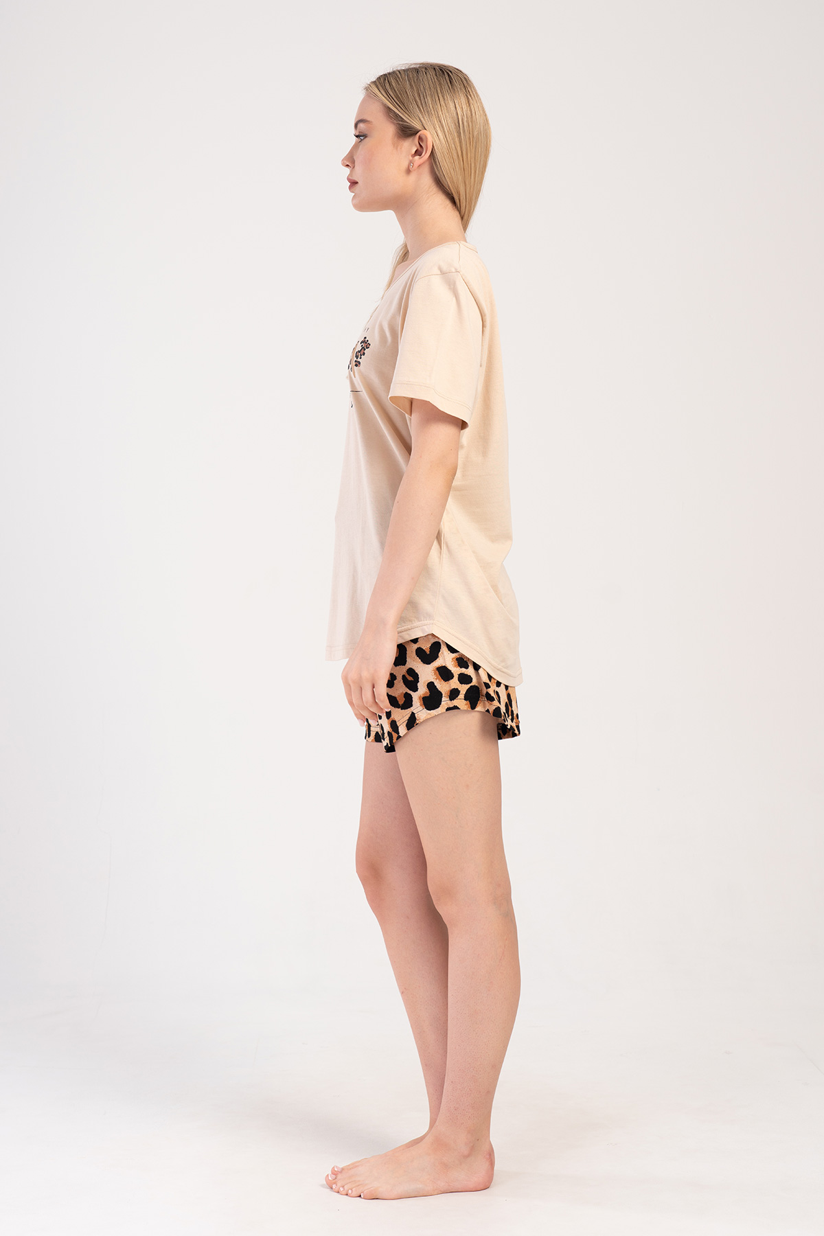 Woman Supreme Leopard Short Set Woman Supreme Leopard Short Set