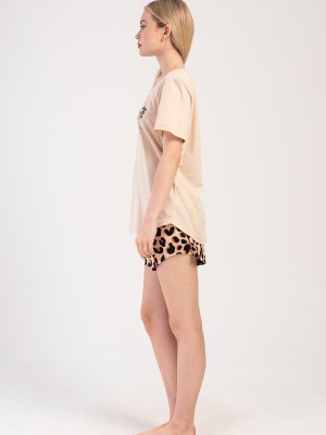 Woman Supreme Leopard Short Set Woman Supreme Leopard Short Set
