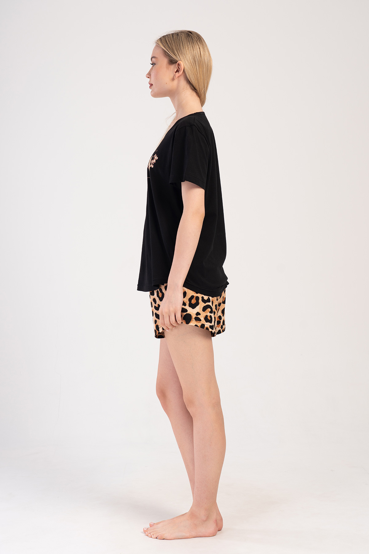 Woman Supreme Leopard Short Set Woman Supreme Leopard Short Set
