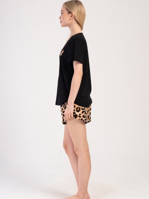 Woman Supreme Leopard Short Set Woman Supreme Leopard Short Set
