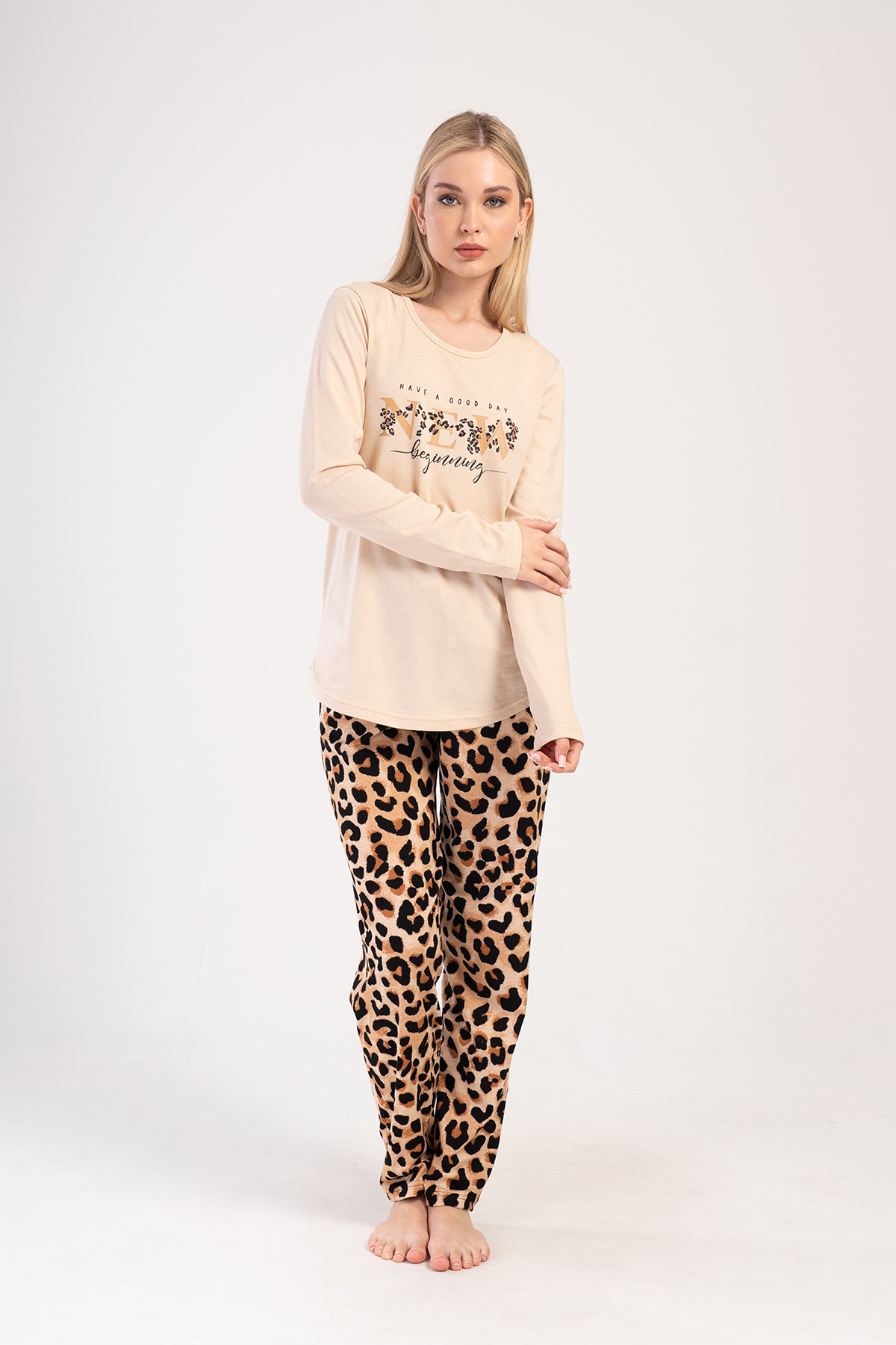 Woman Leopard Supreme Pyjama Set Woman Leopard Supreme Pyjama Set