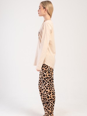 Woman Leopard Supreme Pyjama Set Woman Leopard Supreme Pyjama Set
