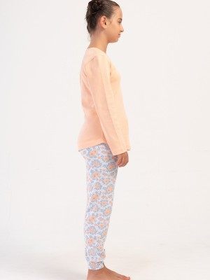 Kids' Girl Interlock Jena Pyjama Set Kids' Girl Interlock Jena Pyjama Set