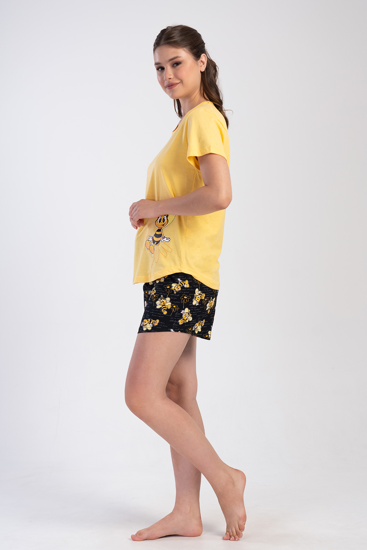 Woman Supreme Beer Pattern Short Set Woman Supreme Beer Pattern Short Set